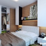 Phòng ngủ thanh lịch với tông màu dịu nhẹ
